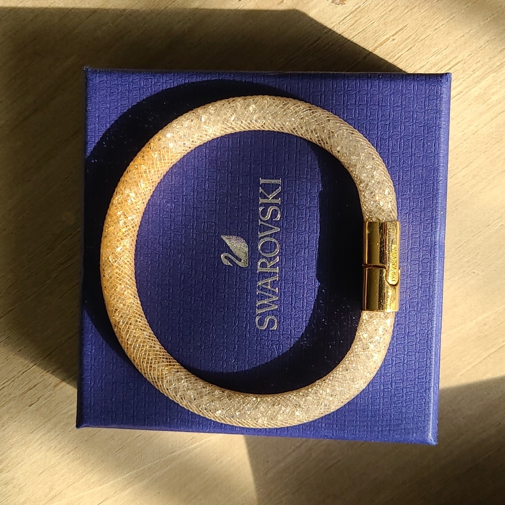 Swarovski Stardust Bracelet beige/tan